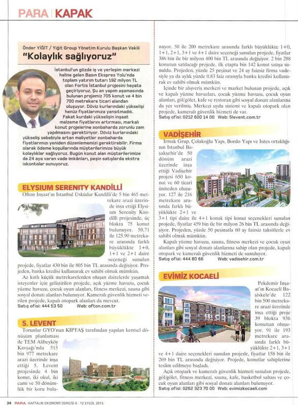 Kolaylık Sağlıyoruz — Basında Yigit Group