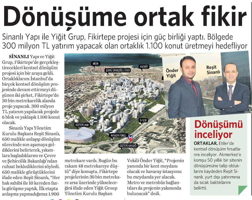 Dönüşüme ortak fikir.