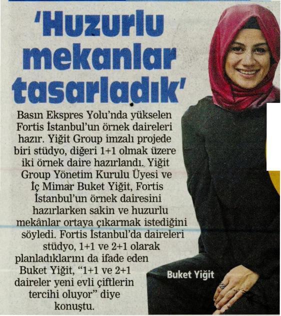 Huzurlu mekanlar tasarladık.