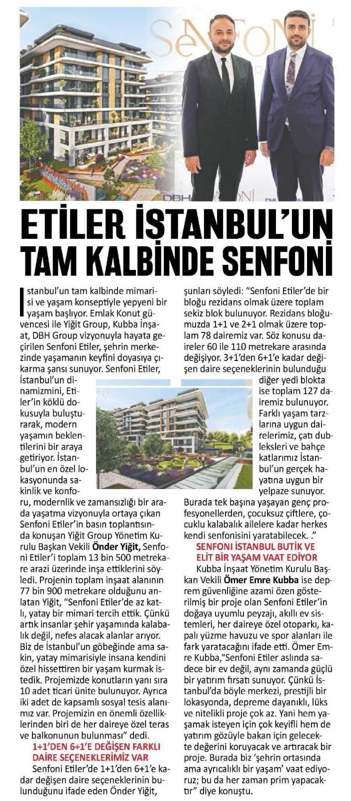 Etiler İstanbul'un Tam Kalbinde Senfoni